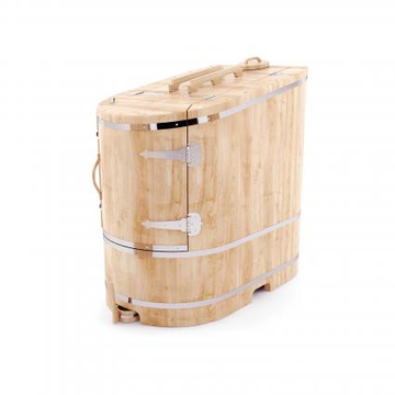 Кедровая бочка - фитобочка Полулежачая Люкс Профессиональная (4 см)